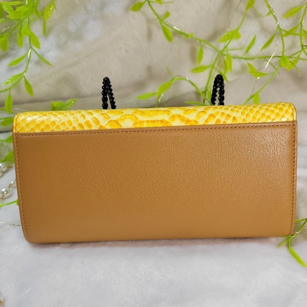 Authentic NIB MCM Crocodile-Embossed Leather Wall… - image 4